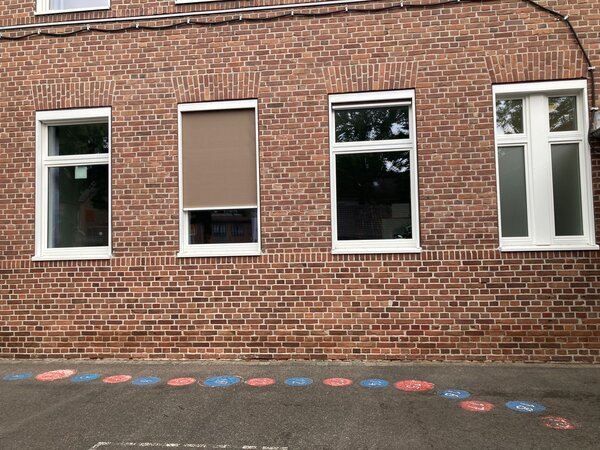 Sonnenschutz ist montiert