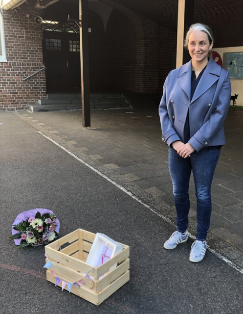 Herzlicher Empfang für unsere neue Schulleiterin